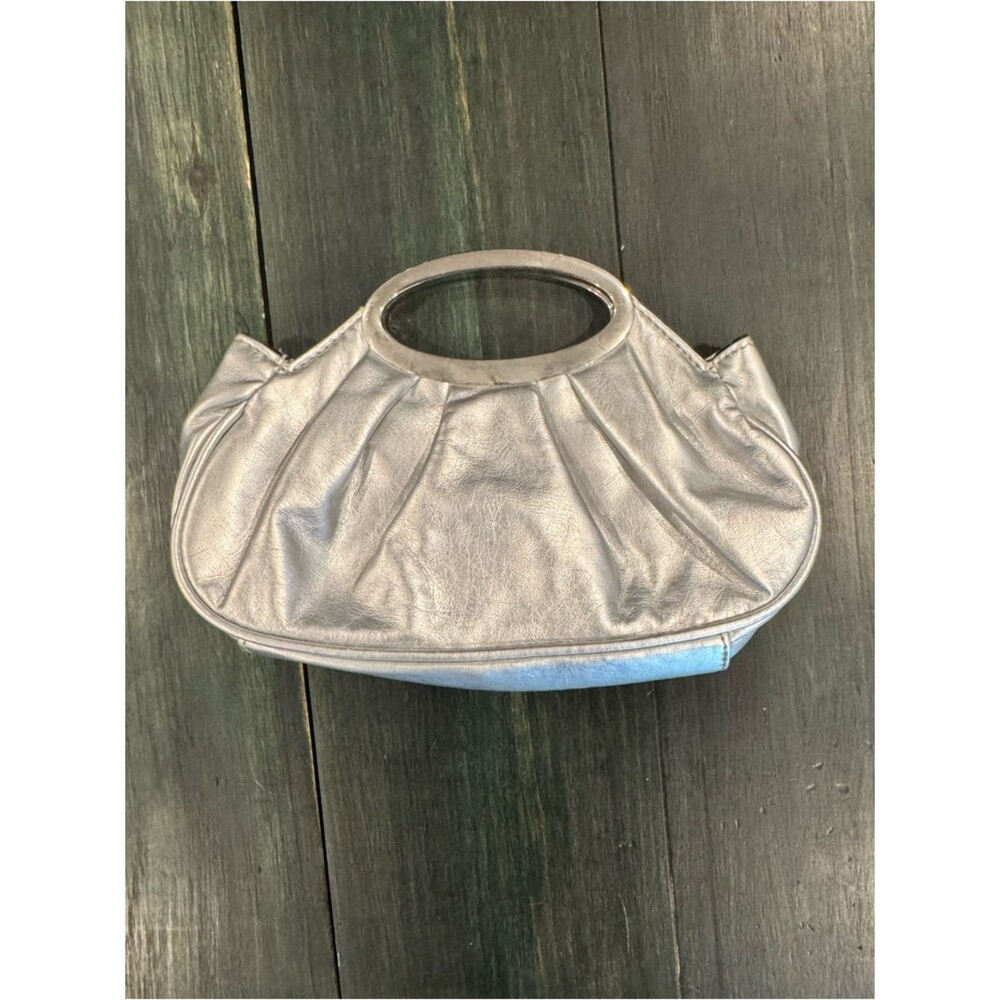 Vintage Y2K Candies Silver Clutch Purse with Chain Strap